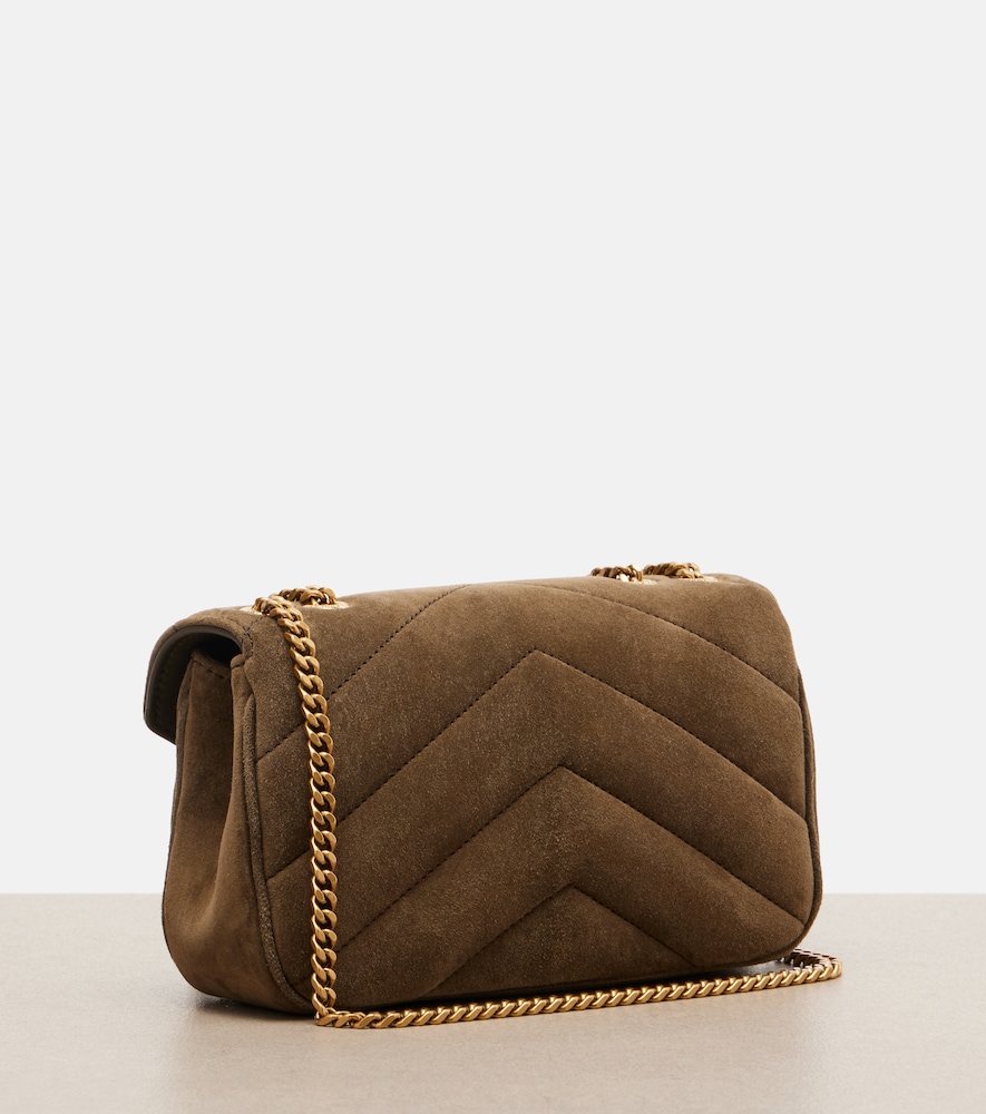 Loulou Mini suede shoulder bag