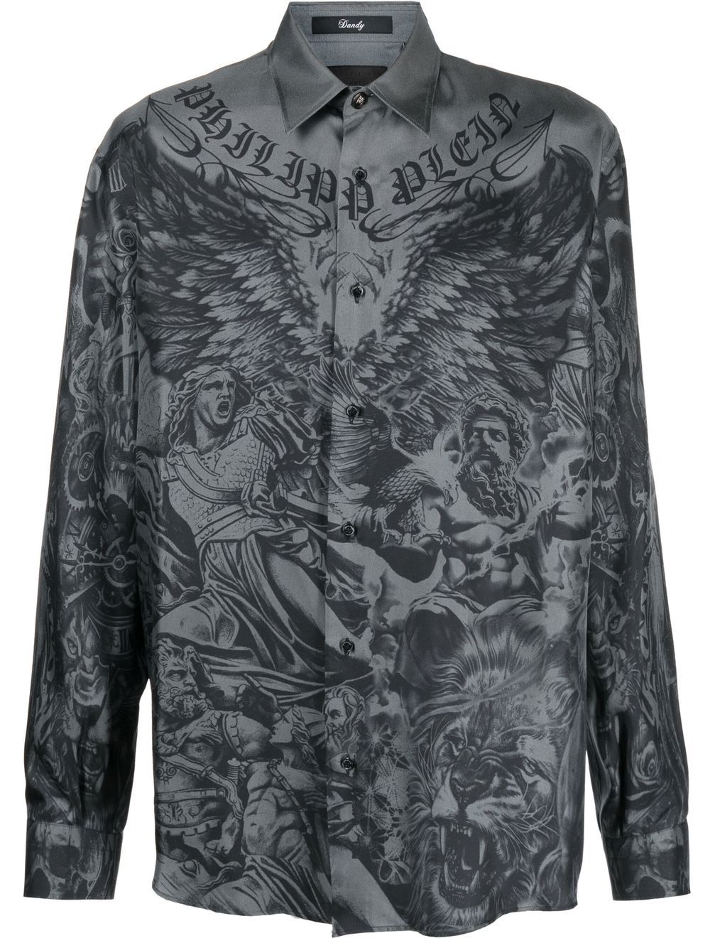 Graphic-print shirt - White