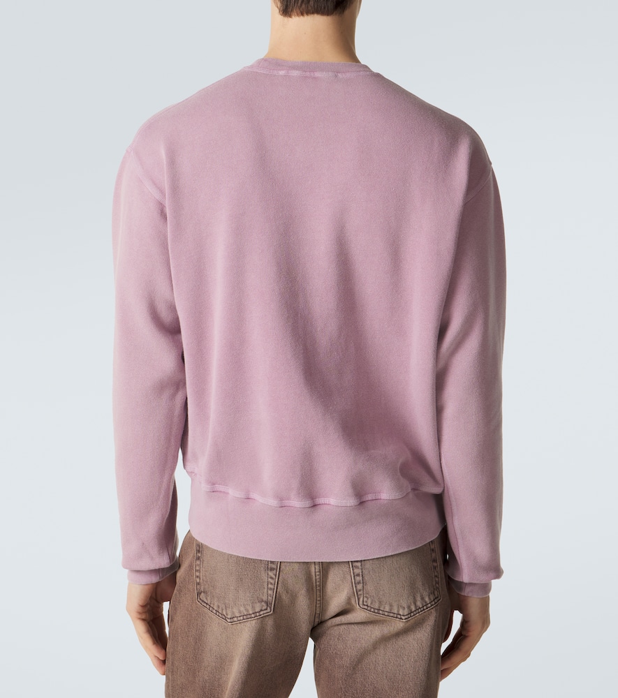 Base cotton fleece sweatshirt