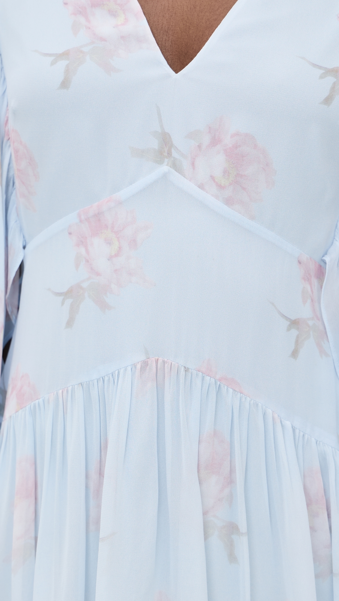 Auralie Dress Blue Roan