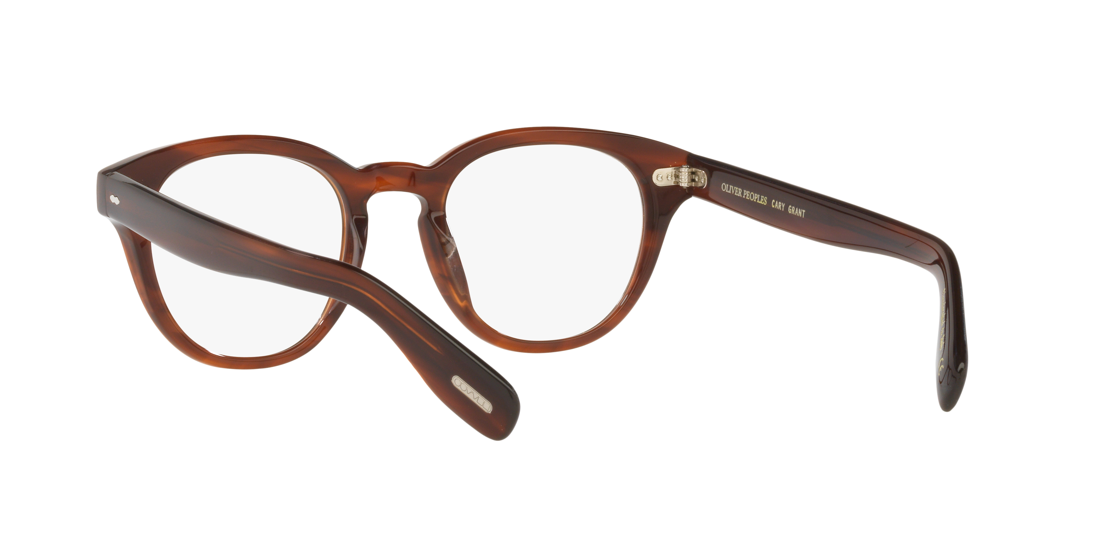 Oliver Peoples Unisex Oliver Peoples OV5413U CARY GRANT 1679 Montature da vista Acetato Tartaruga Trasparente Rotonda Normale