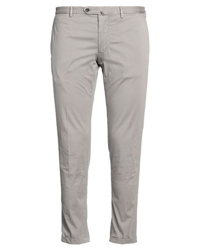 Evoluto Man Pants Grey Size 38 Cotton, Elastane