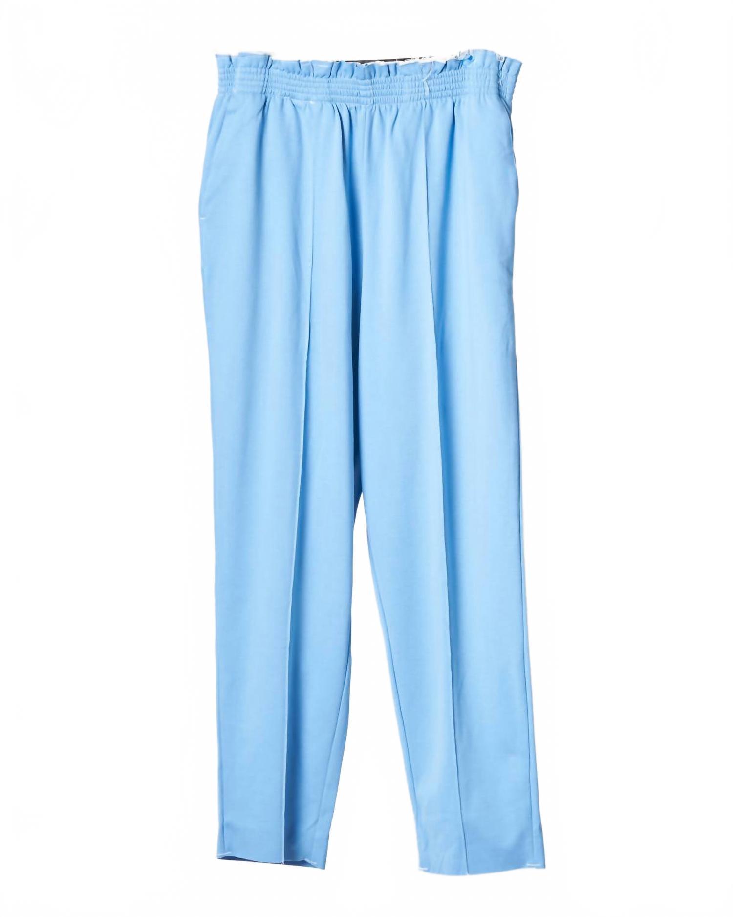 Men's Elastic Waist Track Pants In Sport Blue