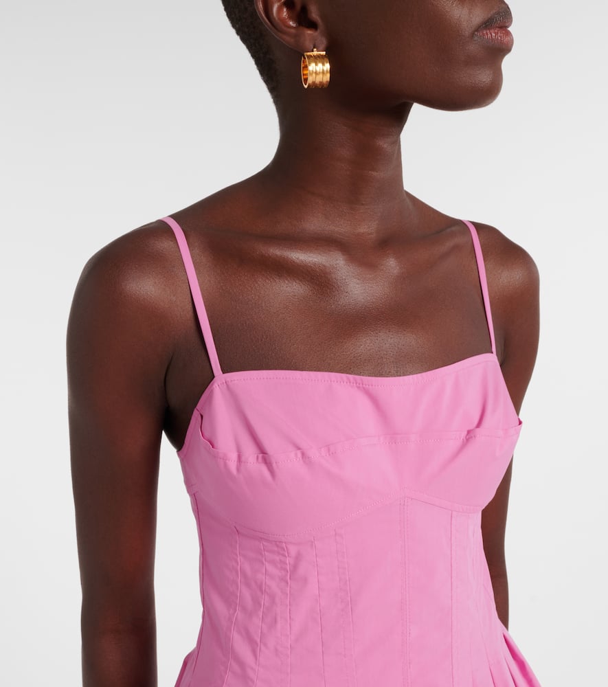 Kitt cotton-blend minidress