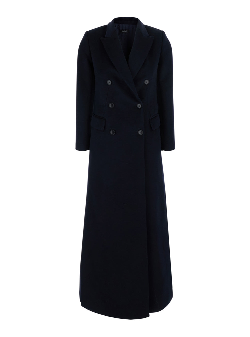 Double-Breasted Coat — Navy