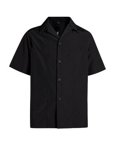 Hevò Man Shirt Black Size 40 Polyamide, Polyurethane