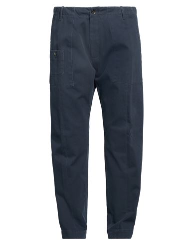 Man Pants Slate blue Size 36 Cotton