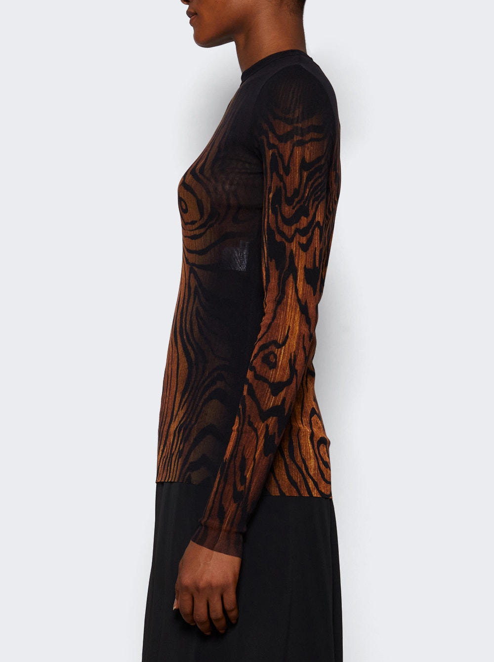 Printed Tulle The Wood Top