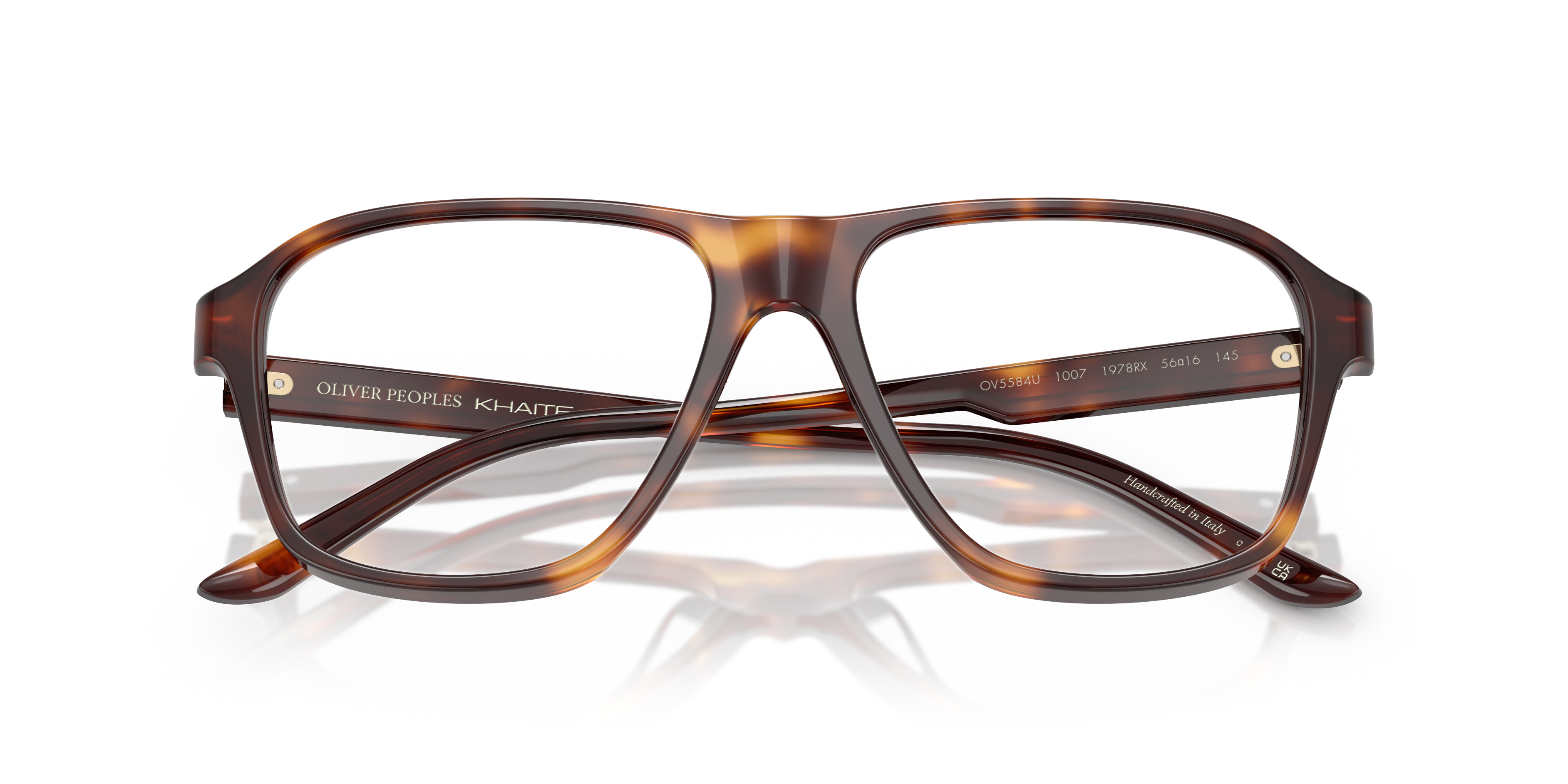 Oliver Peoples Damen Oliver Peoples OV5584U 1978RX 1007 Optische Fassungen Acetat Schildkröte Transparent Pilot Norma