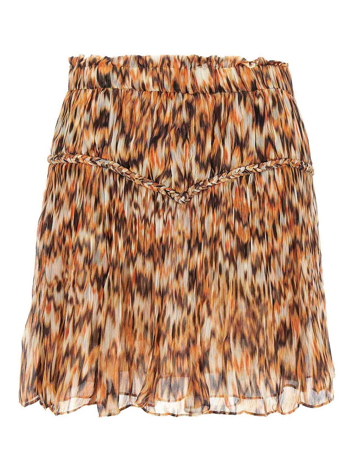 Roumi Printed Cotton Skirt