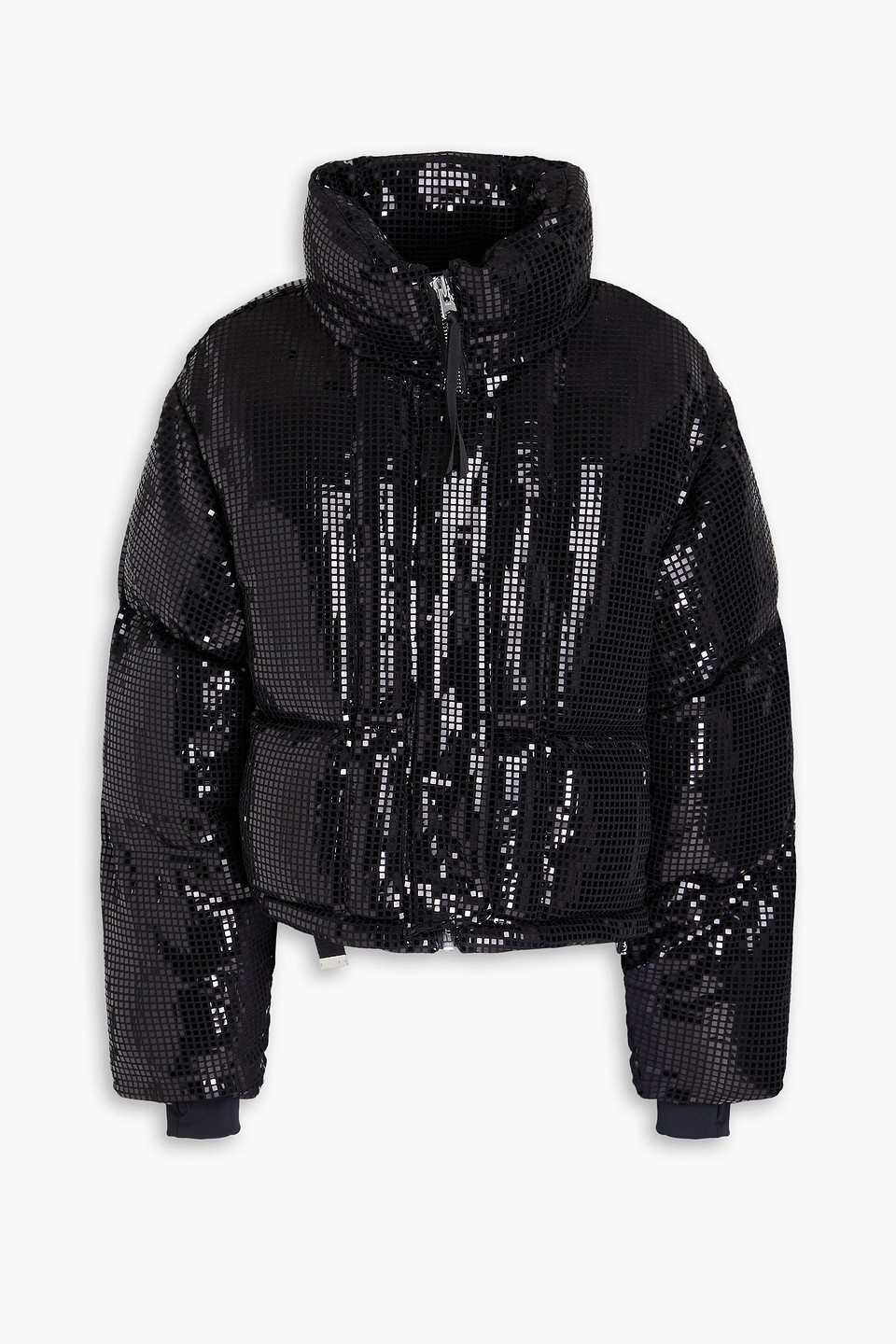 Disco quilted vinyl jacket