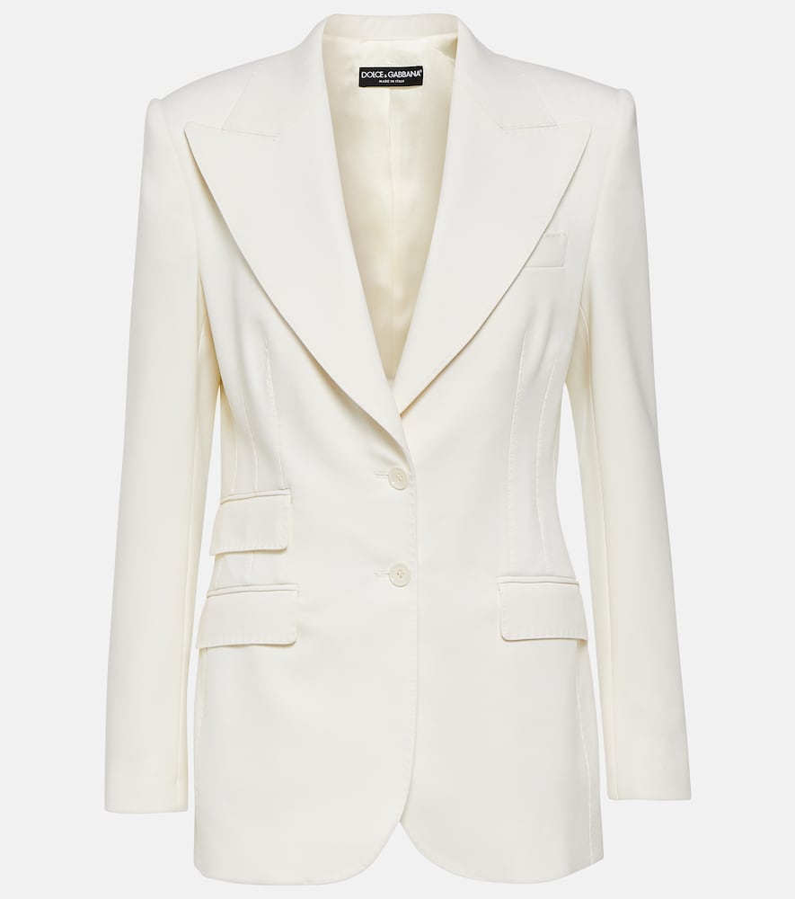 Wool-blend blazer