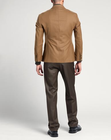Man Blazer Camel Size 42 Virgin Wool