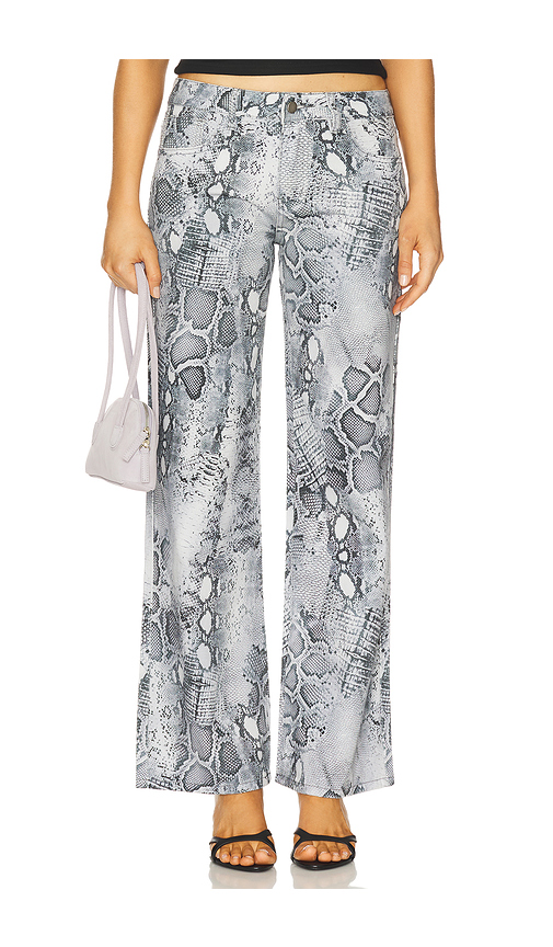 Runaway The Label Zavier Straight Leg Jeans in Grey. L. Also in M, S
