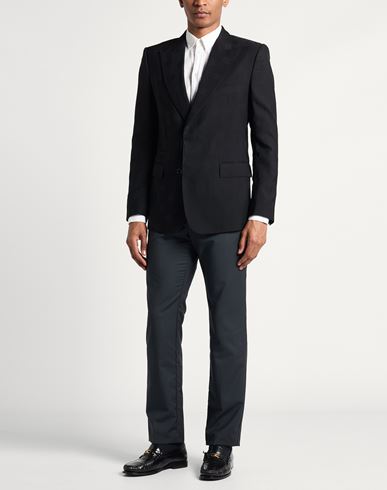 Man Blazer Black Size 38 Wool, Virgin Wool