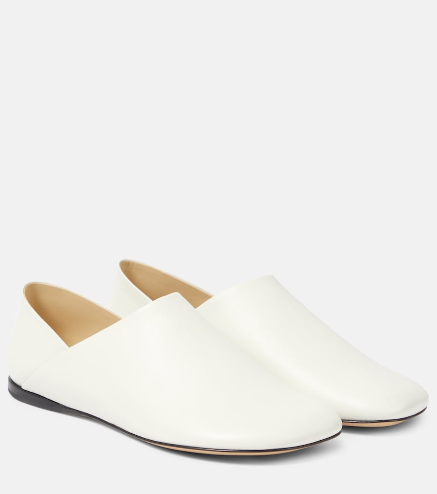 Toy leather slippers