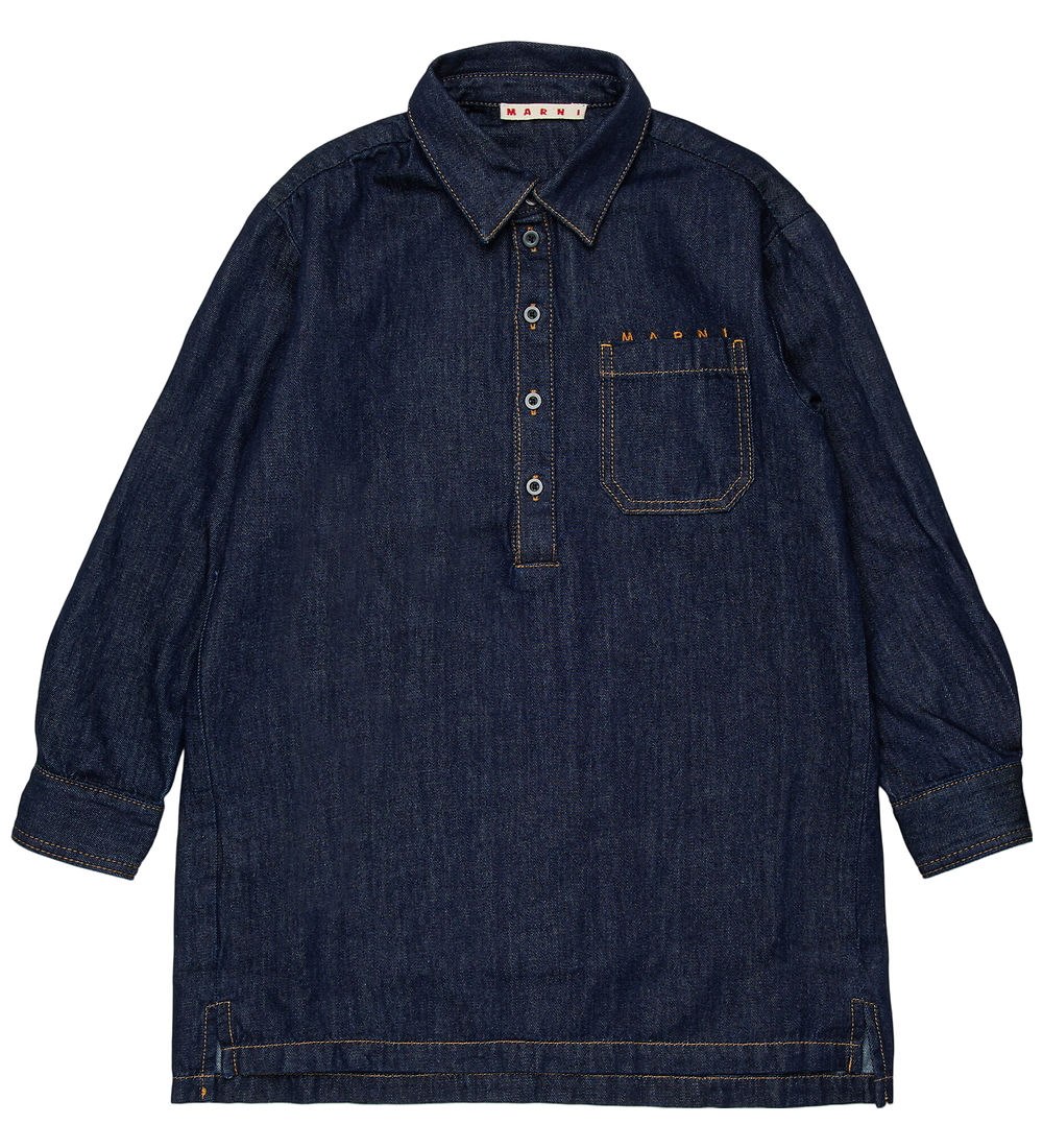 Marni Dress - Denim - Blue - Marni - 10 Y 140 - Dre