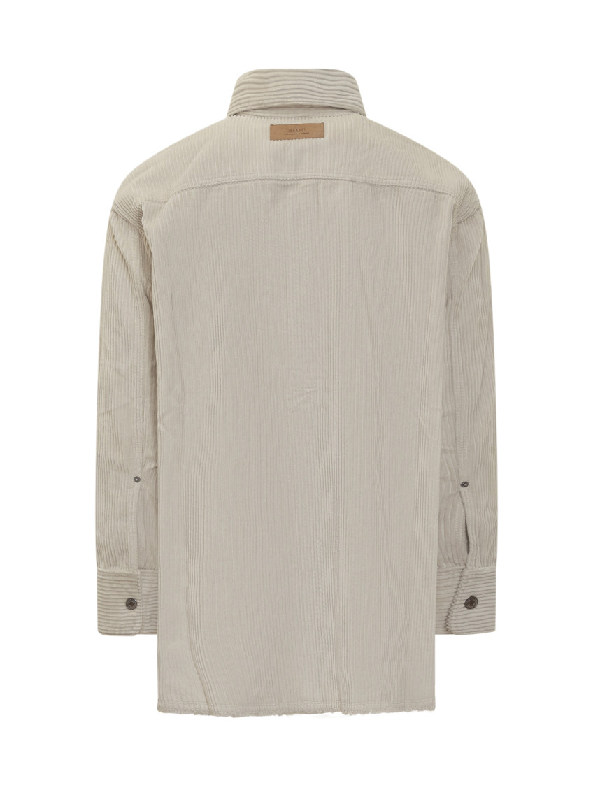 Off White Regular Solid Shirt