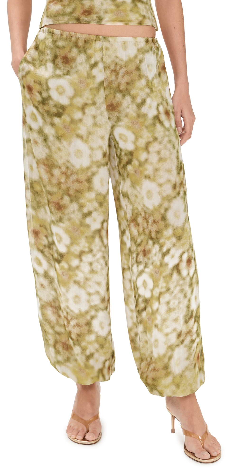 Frida Jeanie Pants Citrus Bloom
