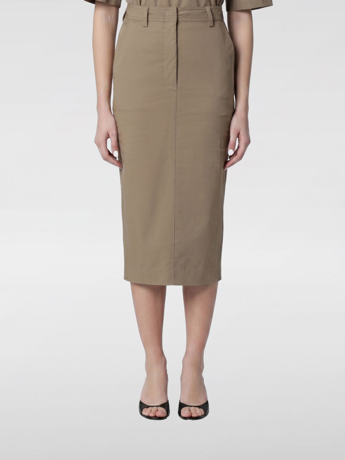 Skirt Woman color Sand