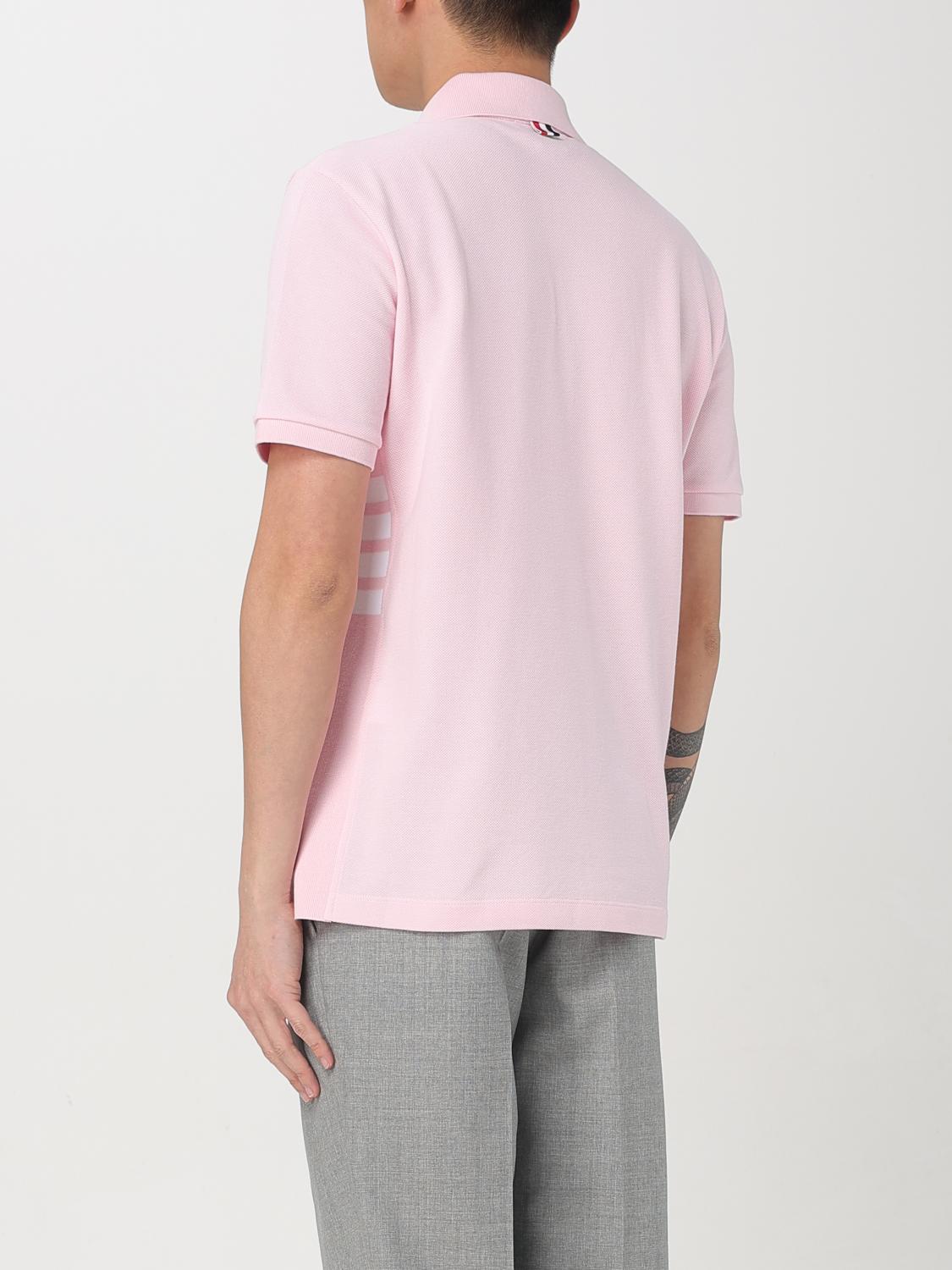 Polo Shirt Men color Pink