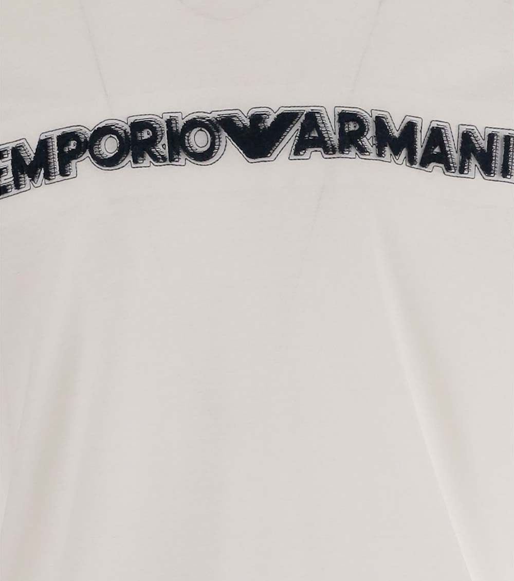 Beige Logo Crew Neck T-Shirt