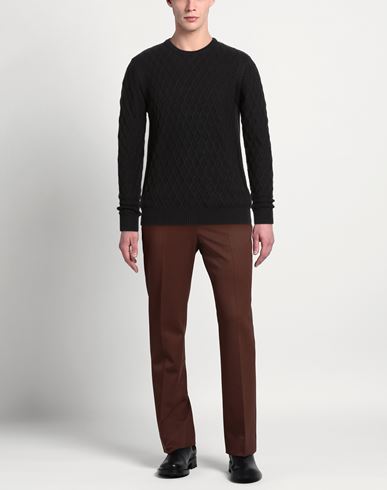 Man Sweater Black Size L Cotton, Polyester, Polyamide, Acrylic, Wool