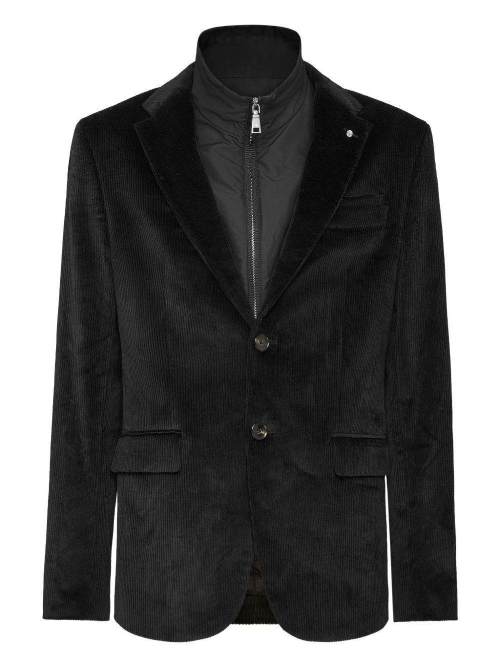 Corduroy blazer - "02 black"