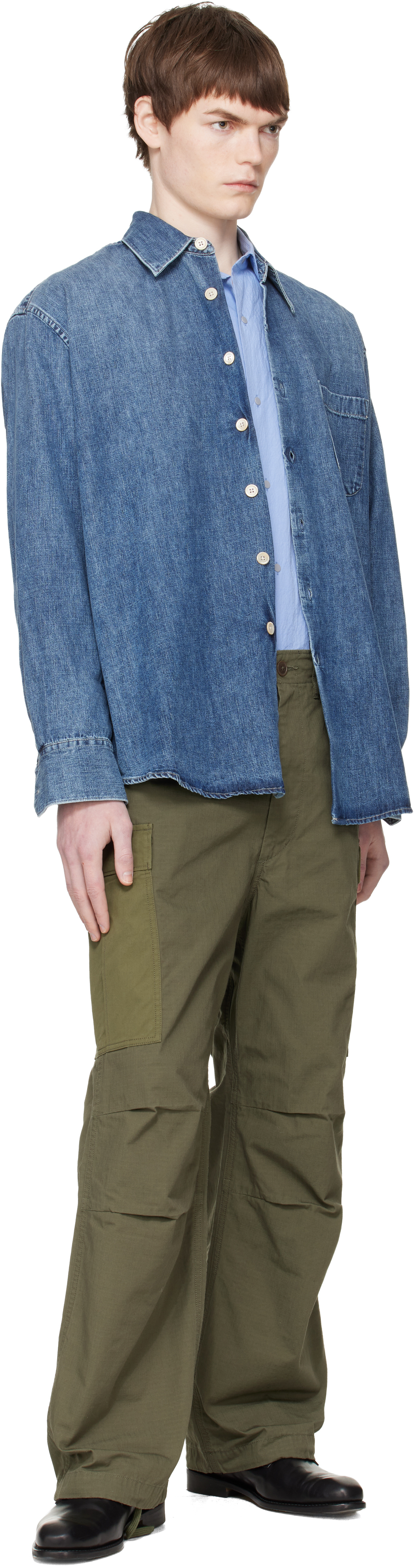 Khaki Ripstop Cargo Pants