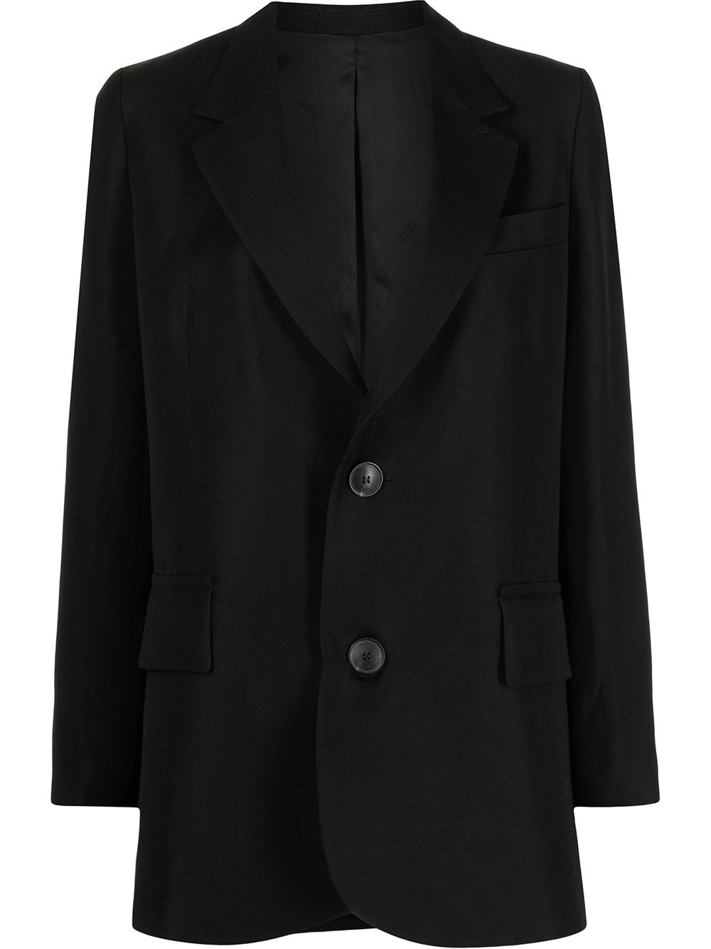 Single-breasted blazer - Black