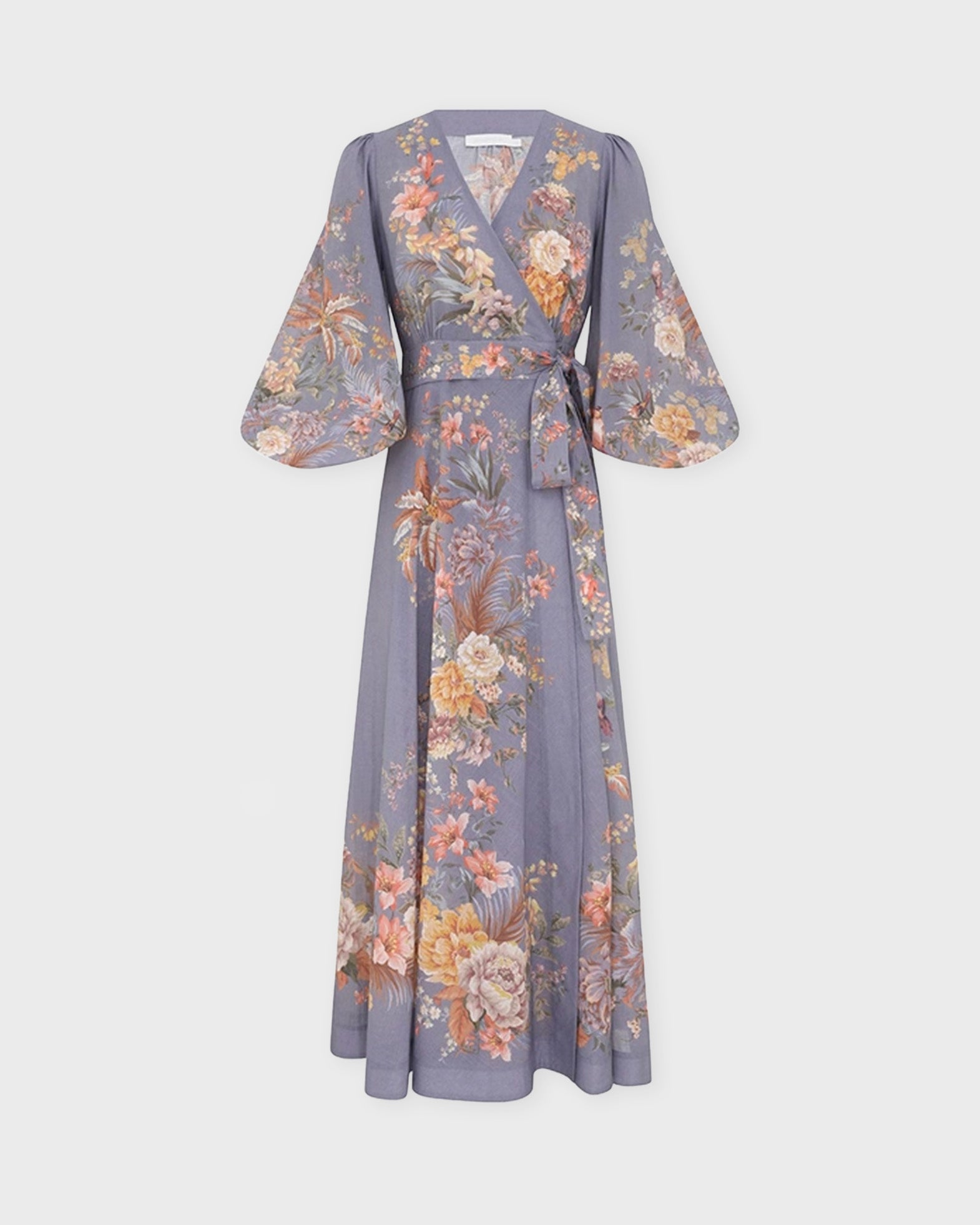 Zimmermann Dress Tallow Wrap Midi Flower print 2