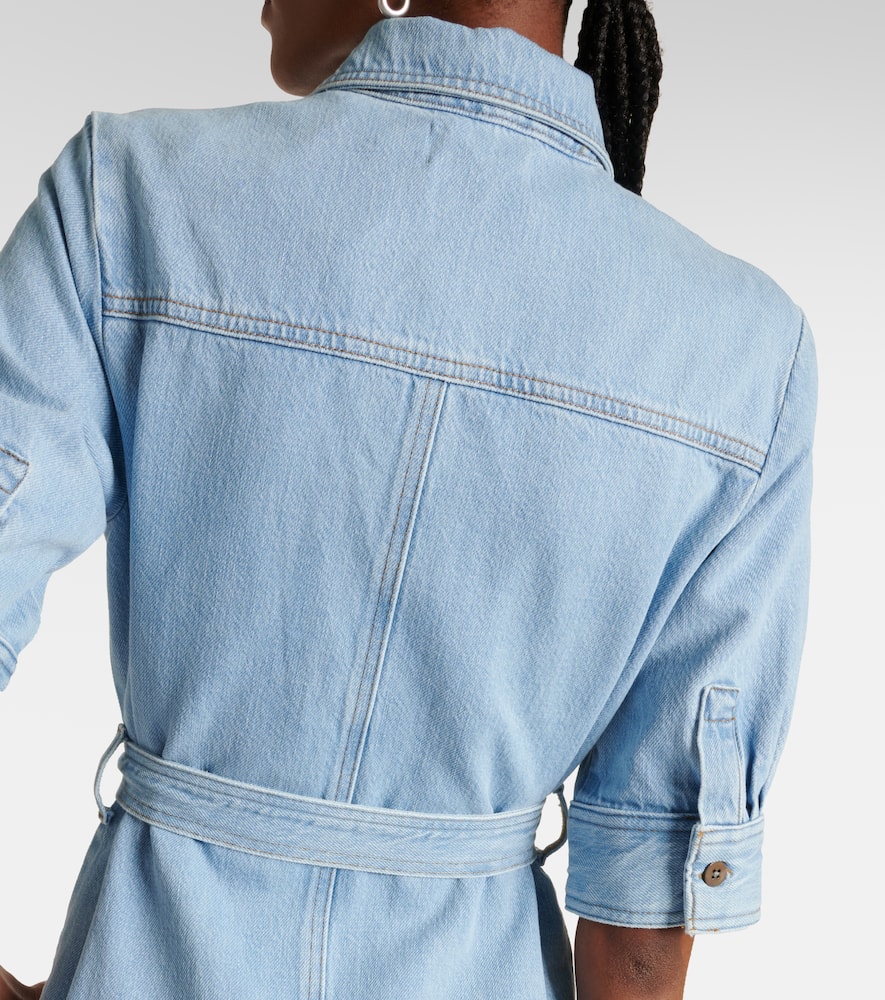 Denim shirt dress