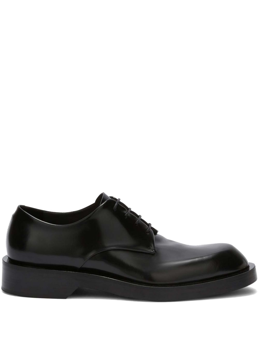 Leather lace-up shoes - Black