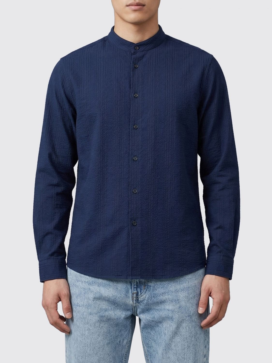 Shirt Men color Navy