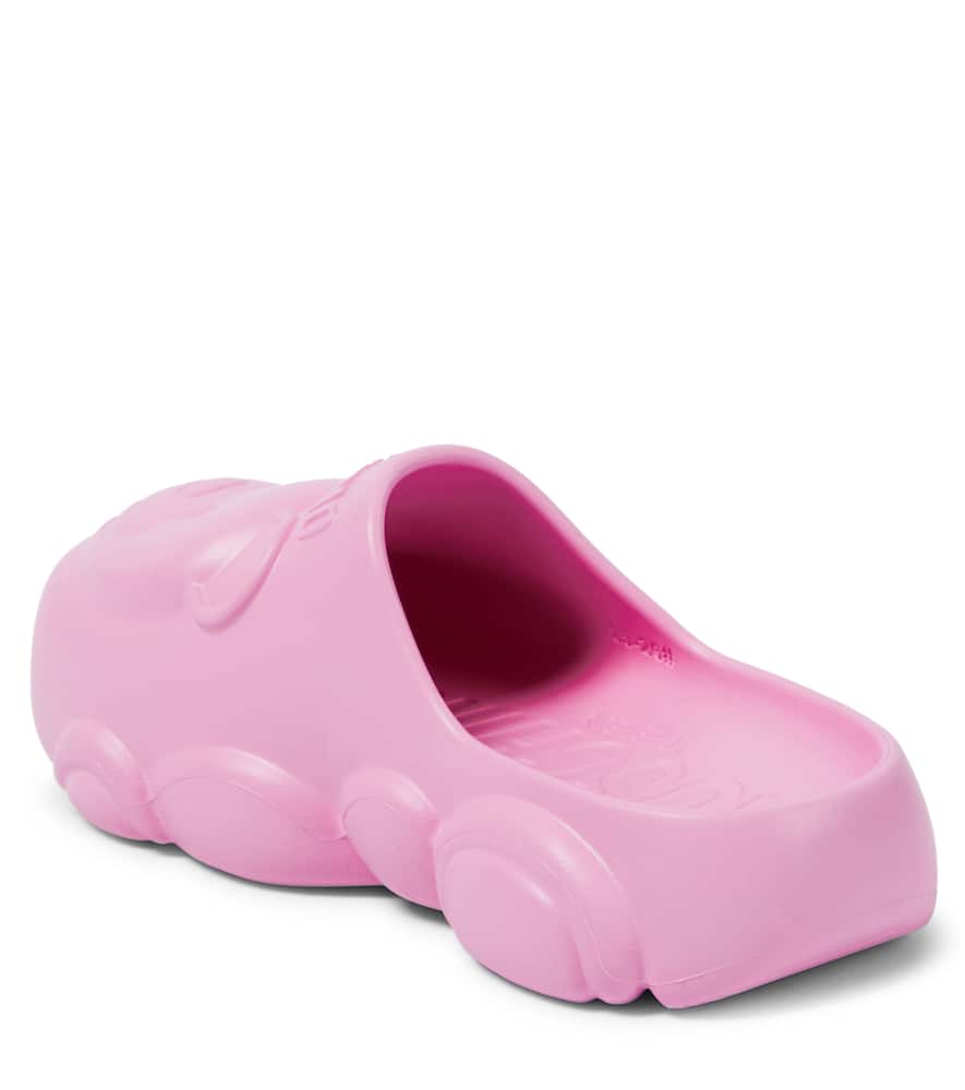 Moschino Kids Logo clogs