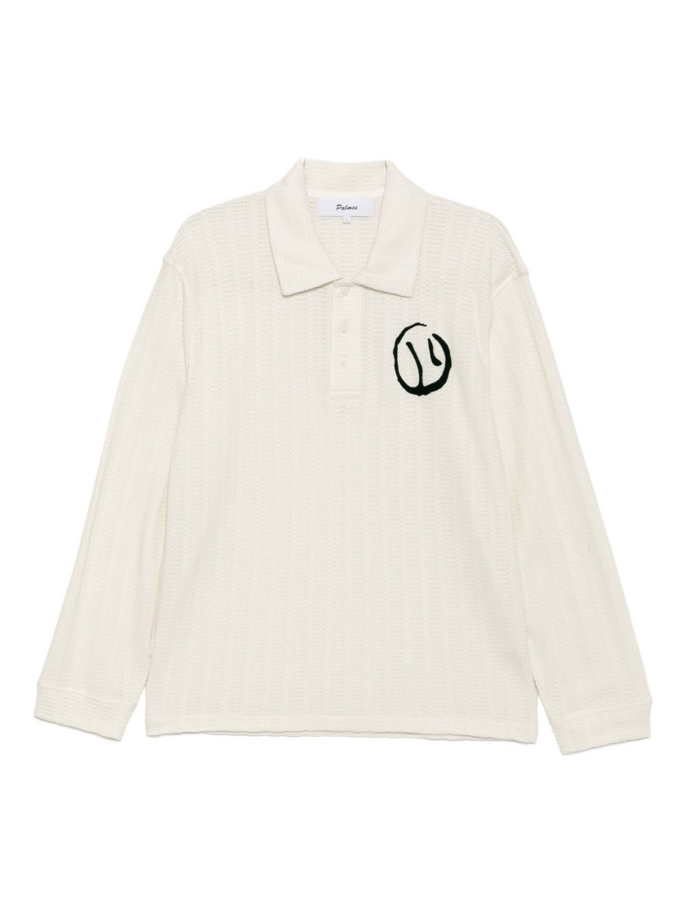 Motif rugby polo shirt - Neutrals
