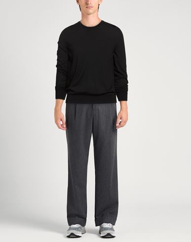 Man Sweater Black Size L Wool