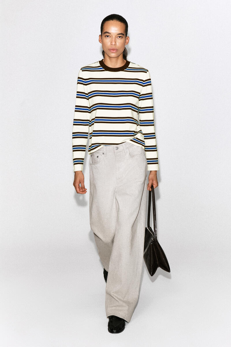 Clean Cut Long-Sleeved T-Shirt