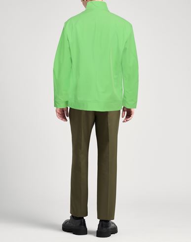 Peuterey Man Jacket Lime green Size L Polyamide, Polyester, Elastane