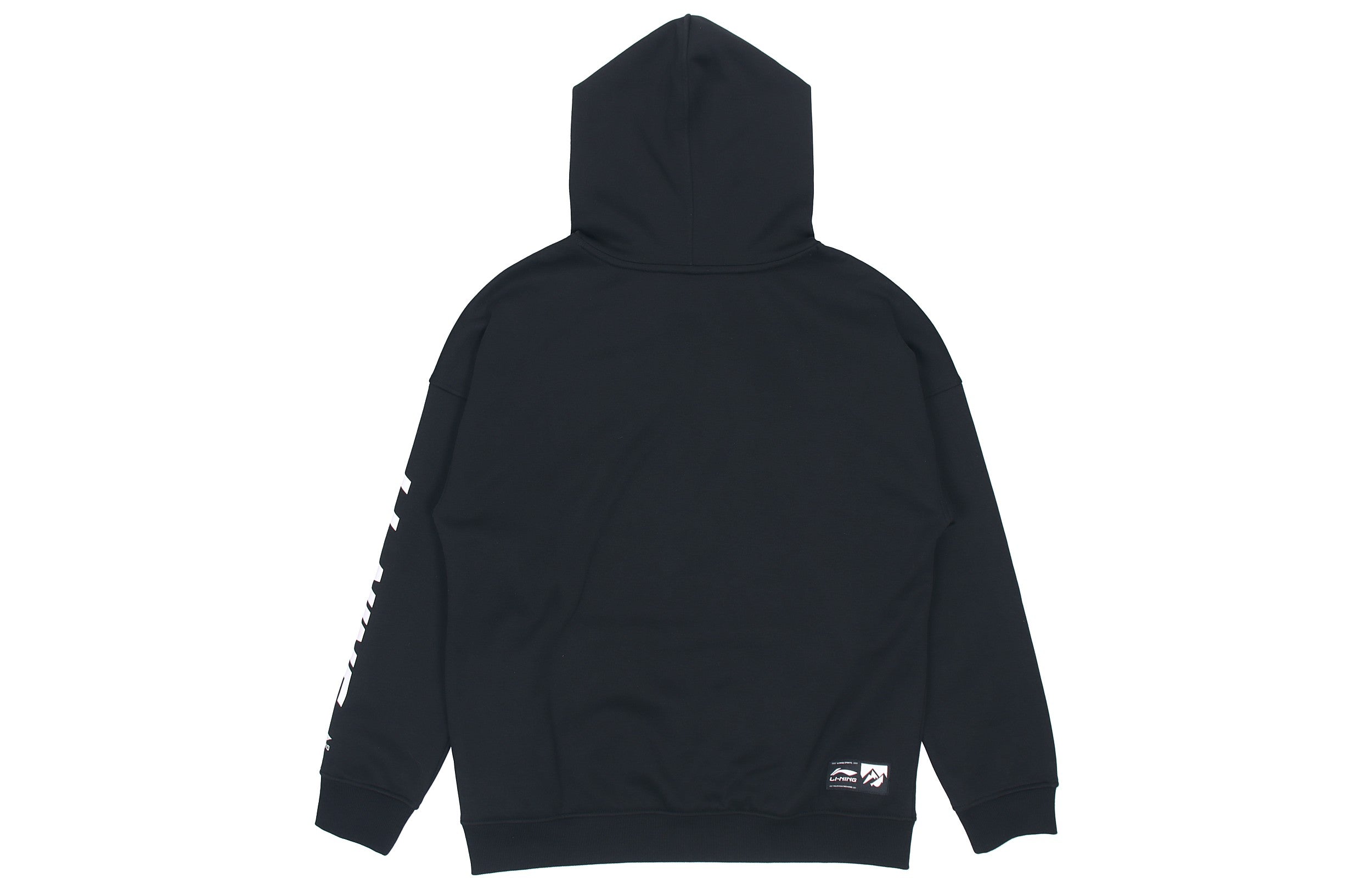 Li-Ning | I Never Walk Backwards Graphic Hoodie 'Black' | Realry