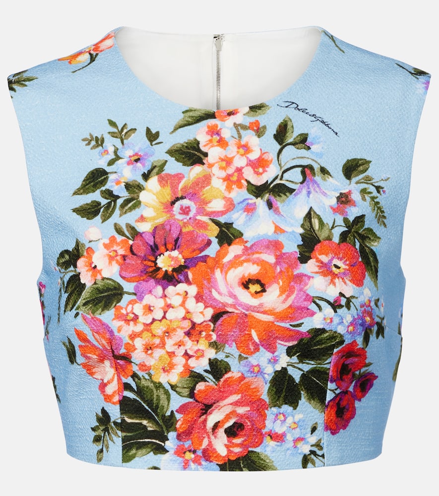 Floral cotton top