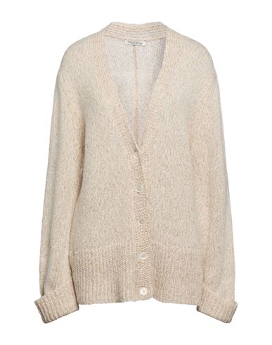Woman Cardigan Beige Size M Acrylic, Polyamide, Mohair wool, Polyester