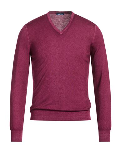 Man Sweater Garnet Size 36 Cashmere