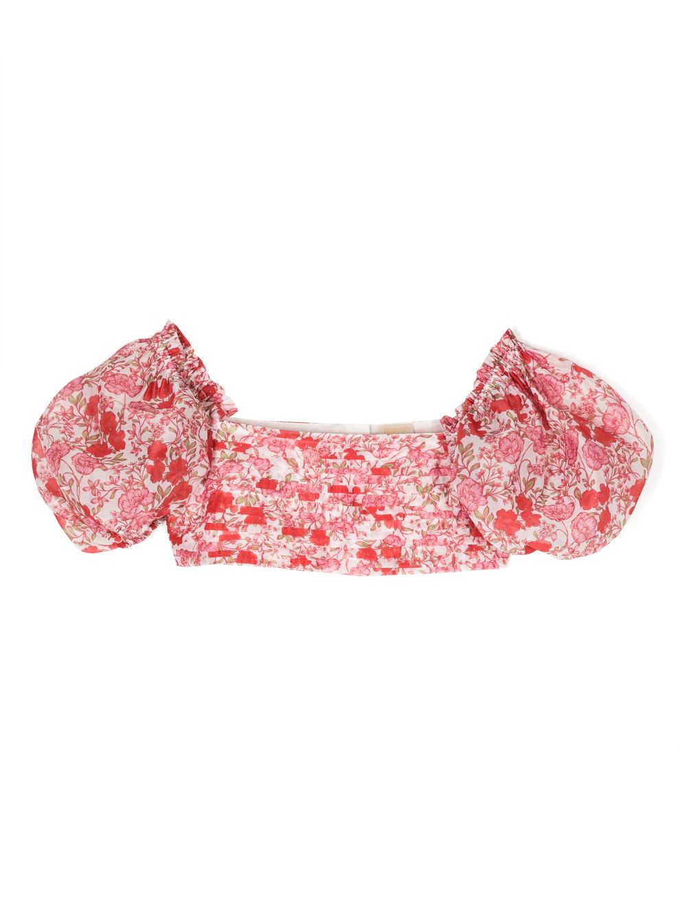 Holly cropped blouse - Red