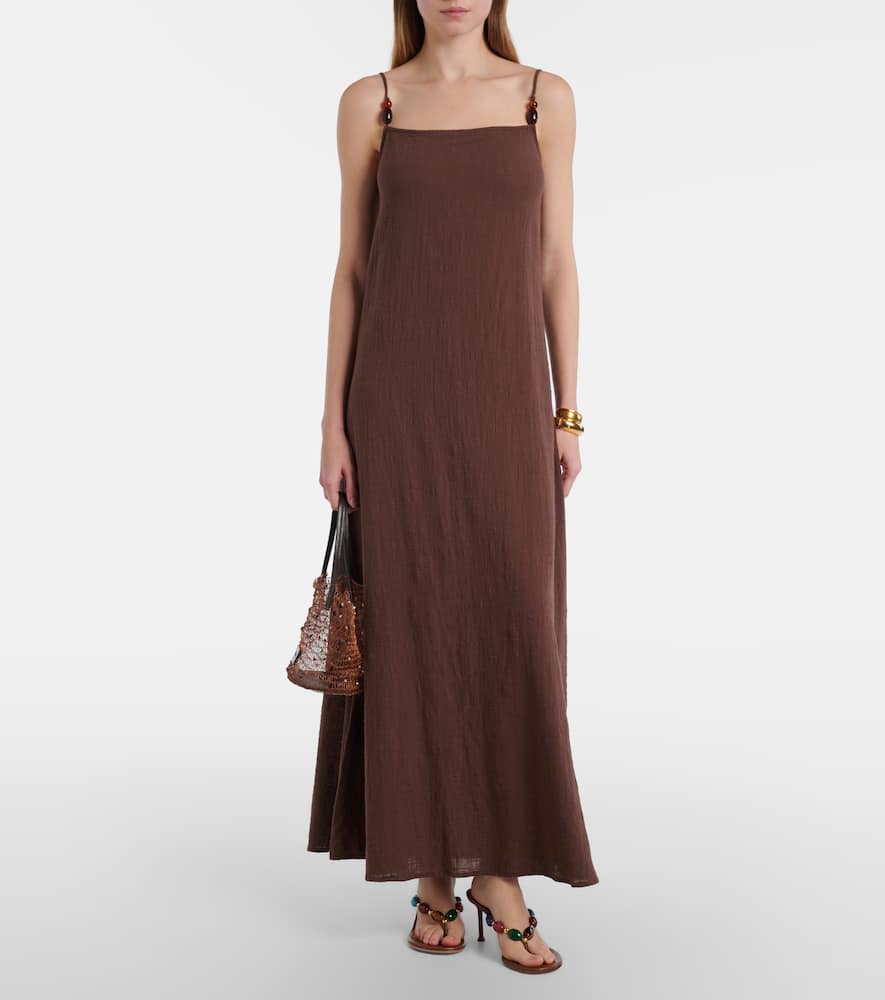 Laura cotton gauze maxi dress