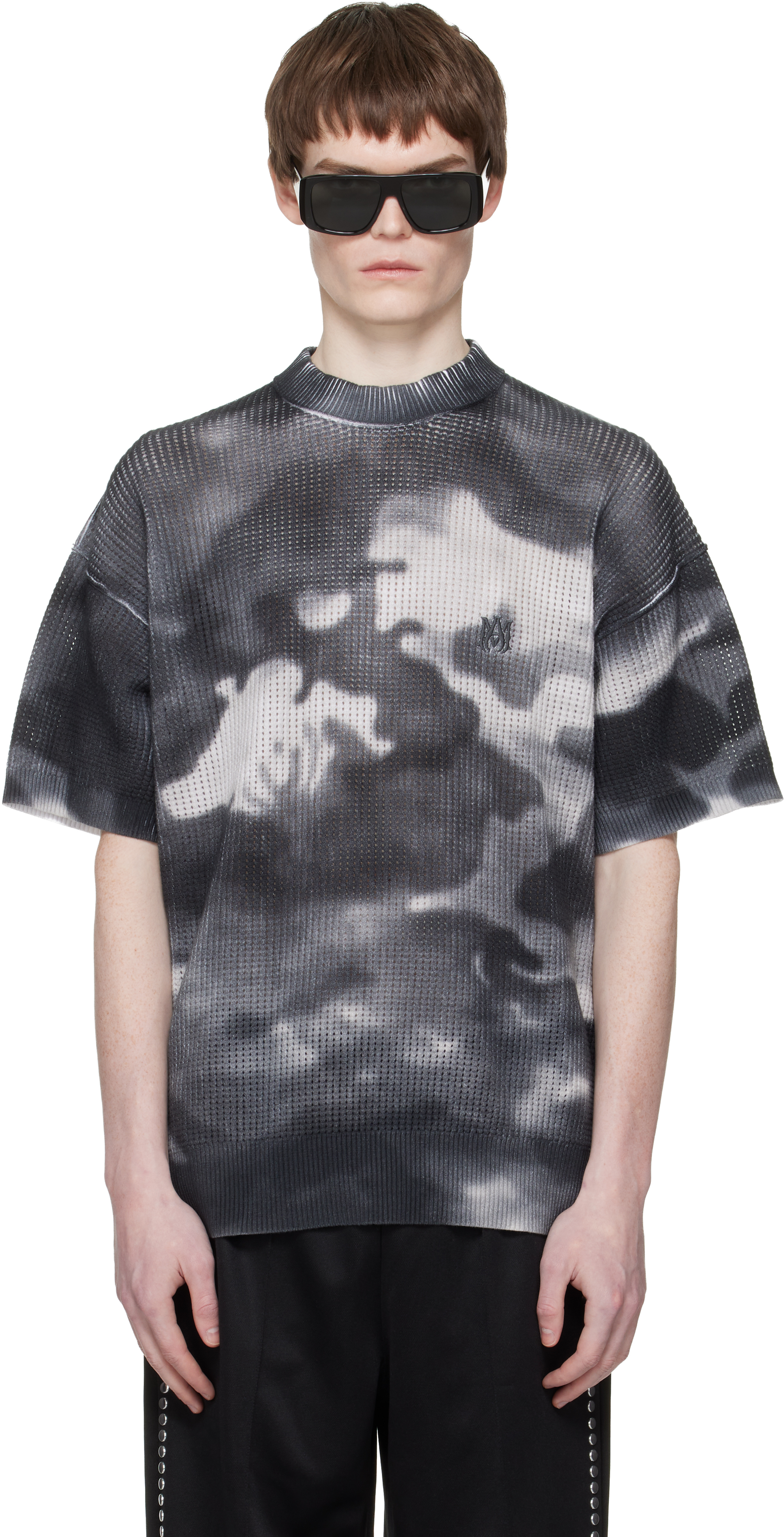 Gray Camo Oversized T-shirt