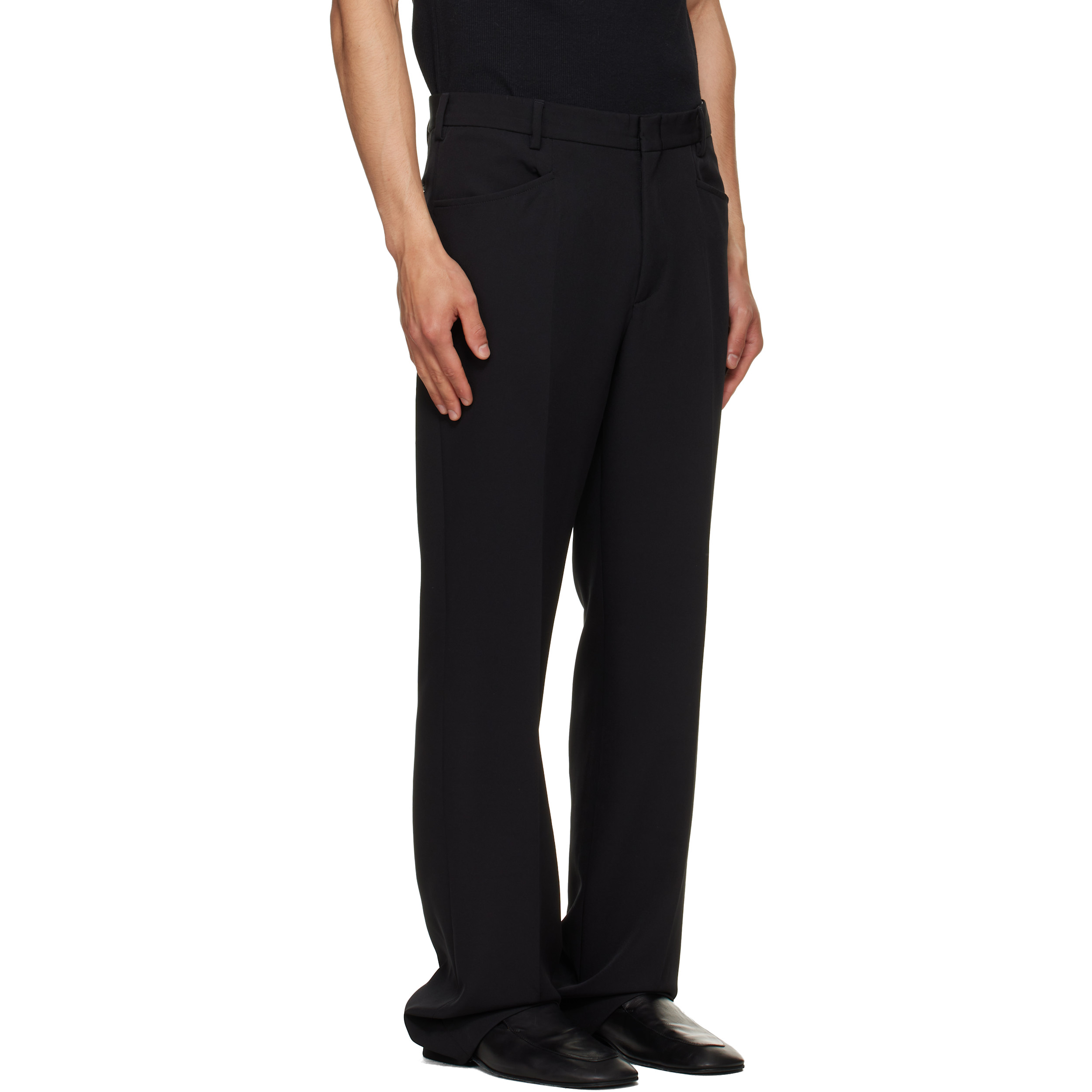 Black 'El Niño' Slim Trousers