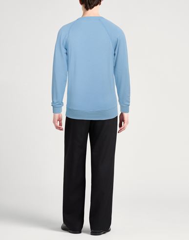 Tom Ford Man Sweatshirt Light blue Size 36 Cotton, Acrylic