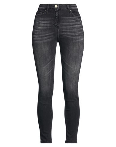 Woman Jeans Black Size 32 Cotton, Elastomultiester, Elastane