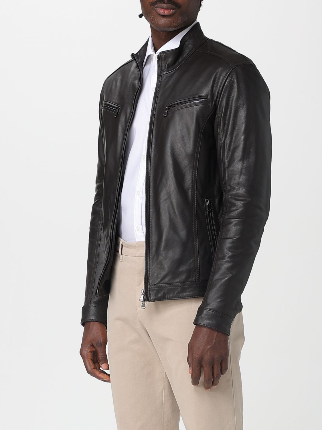 Jacket Men color Dark